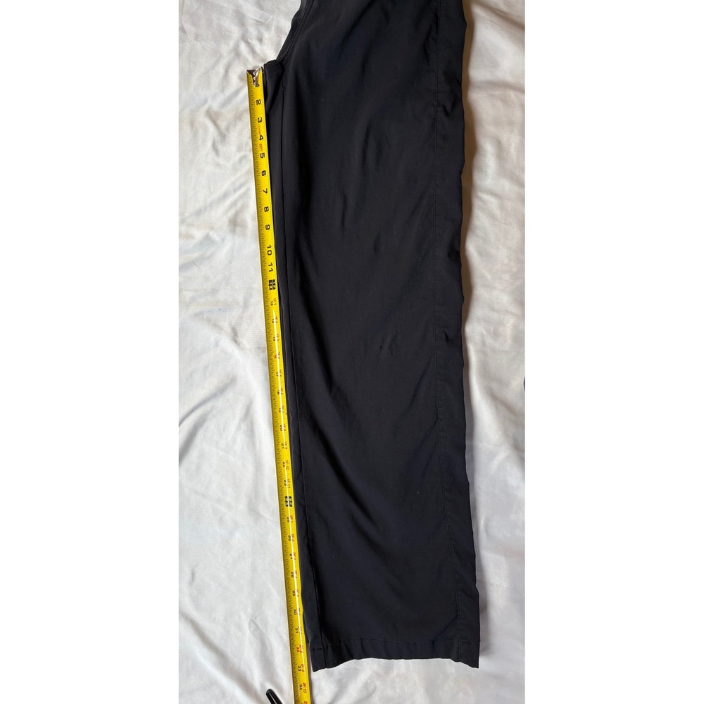 Prana Zion Black Hiking Pants Mens Large Built-in Belt Cargo Pocket Outdoor - Picture 5 of 7